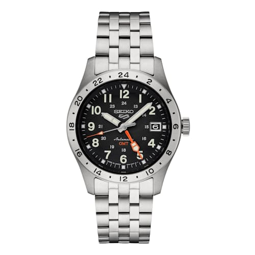 laydown image of Seiko 5 Sports Field GMT - SSK023