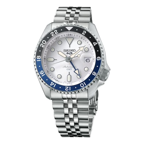laydown image of Seiko 5 Sports Style GMT Series - SSK033