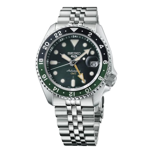 laydown image of Seiko 5 Sports Style GMT Series - SSK035