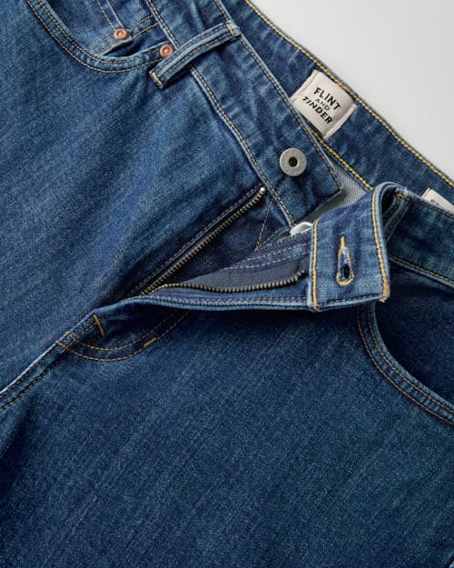 laydown detail image of Stretch Selvedge Denim - HB Classic