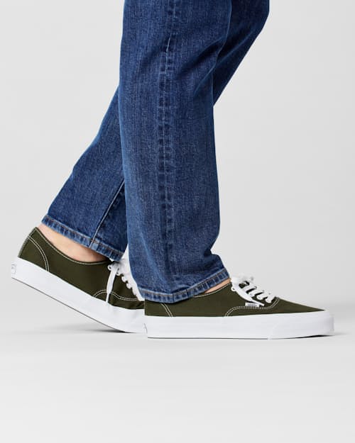 on model image of Stretch Selvedge Denim - HB Straight