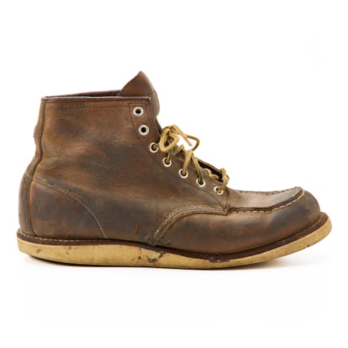 laydown image of Vintage Red Wings Boot