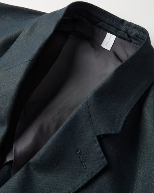 laydown detail image of Rosedale Linen Classic Patch Pocket Suit Jacket