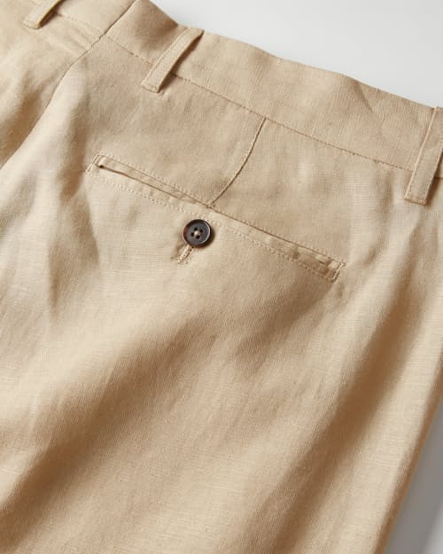 laydown detail image of Rosedale Linen Classic Suit Pant