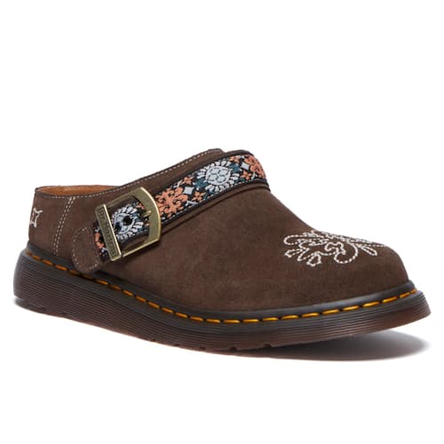 laydown image of Isham Plush Suede Reverse