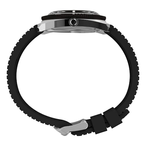 laydown image of Q Timex Reissue 1971 Velocity 36mm Synthetic Rubber Strap Watch