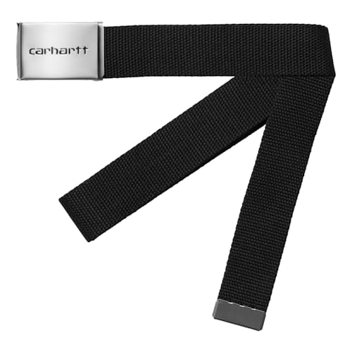 laydown image of Chrome Clip Belt