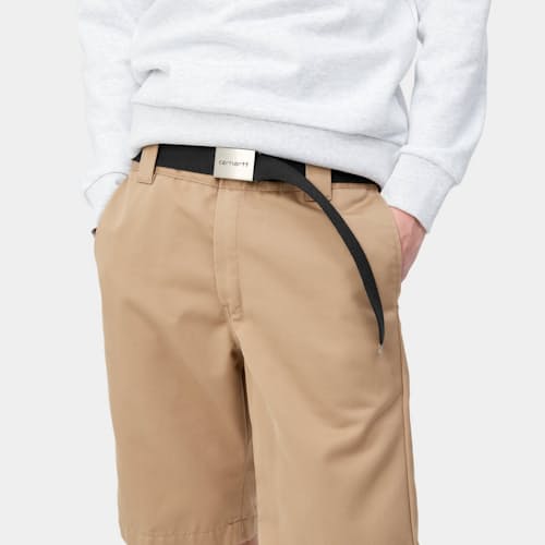 on model image of Chrome Clip Belt