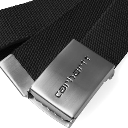 laydown detail image of Chrome Clip Belt