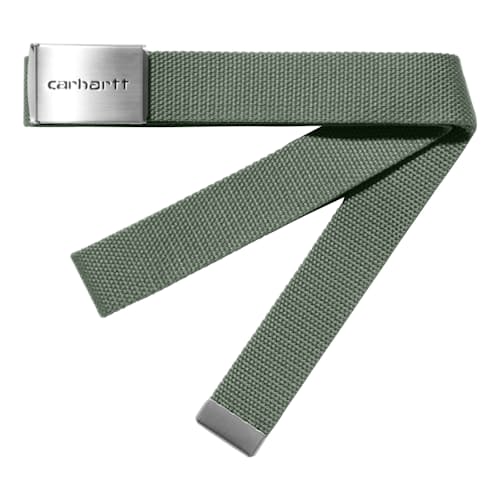 laydown image of Chrome Clip Belt