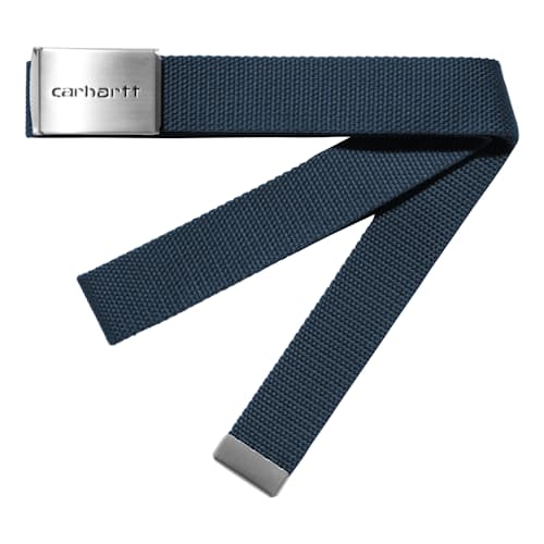 laydown image of Chrome Clip Belt