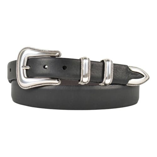 laydown image of Mc Coy II Bison Leather Western Belt