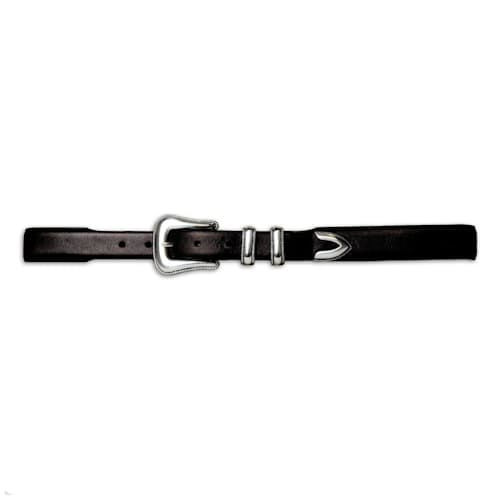 laydown image of Mc Coy II Bison Leather Western Belt