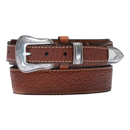 laydown image of Ranger Bison Leather Western Belt