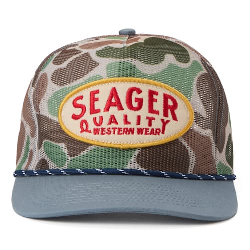 laydown image of Old Town All Mesh Snapback