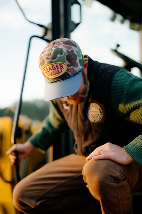 lifestyle image of Old Town All Mesh Snapback