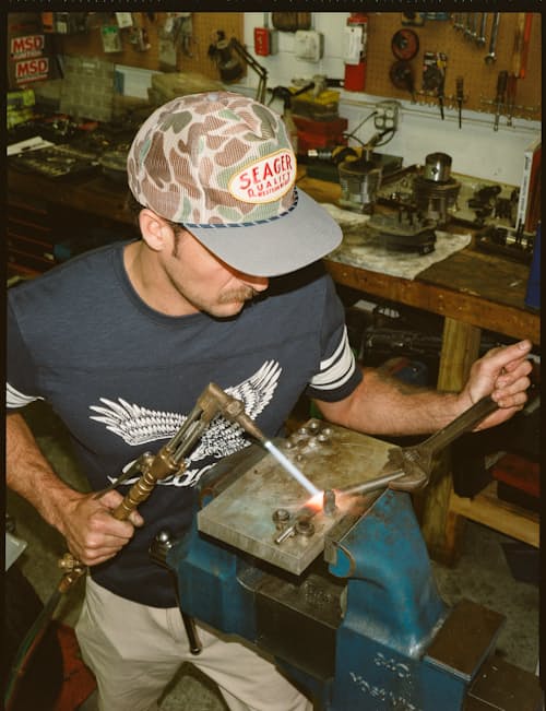 lifestyle image of Old Town All Mesh Snapback