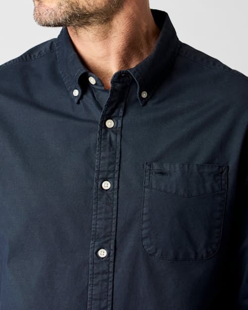 on model image of The Oxford Draftsman Shirt
