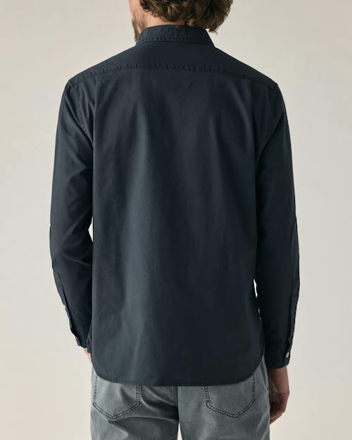 on model image of Oxford Draftsman Shirt