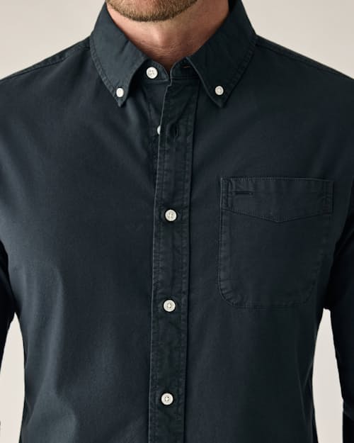 on model image of Oxford Draftsman Shirt