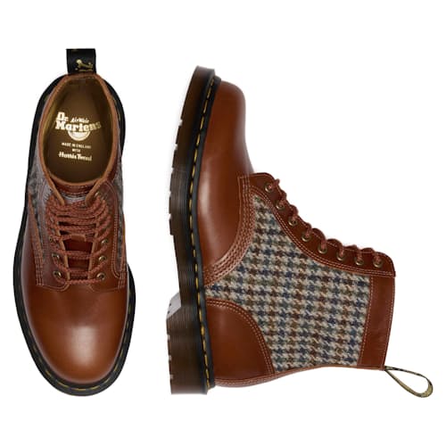 laydown image of Harris Tweed + Classic Calf 1460