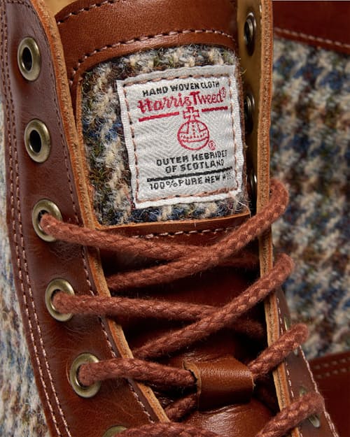 laydown detail image of Harris Tweed + Classic Calf 1460