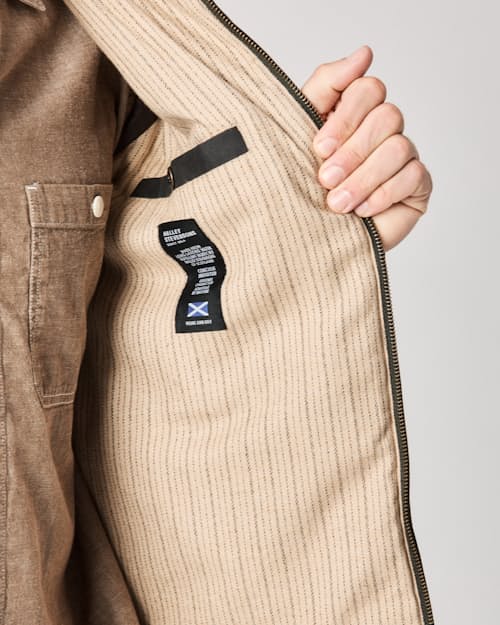 lifestyle image of Waxed Harrington Jacket