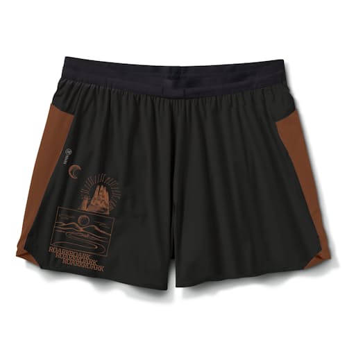 laydown image of Alta Run Shorts - 5"
