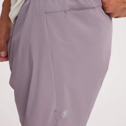 on model image of Alta Run Shorts - 5"