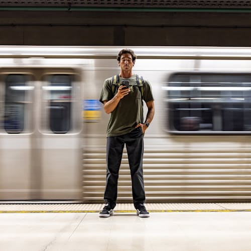 lifestyle image of Layover Pro Traveler Pant