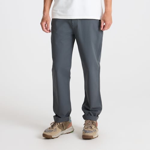 on model image of Layover Pro Traveler Pant