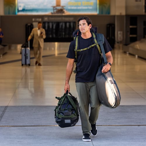 lifestyle image of Layover Pro Traveler Pant