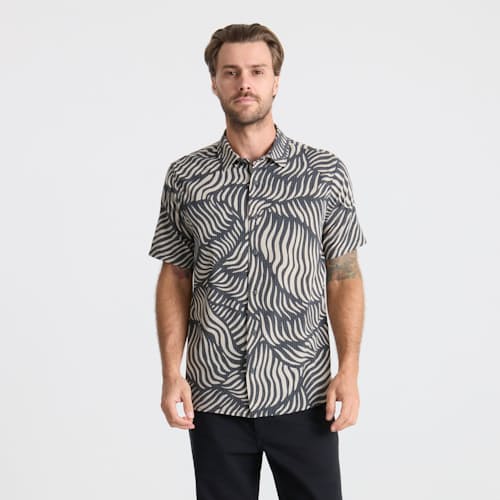 on model image of Bless Up Short Sleeve Shirt