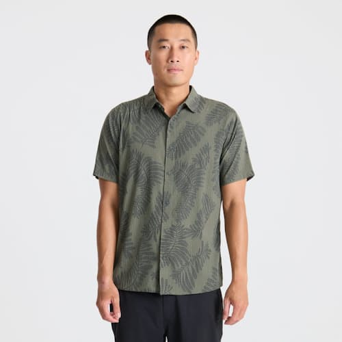 on model image of Bless Up Short Sleeve Shirt