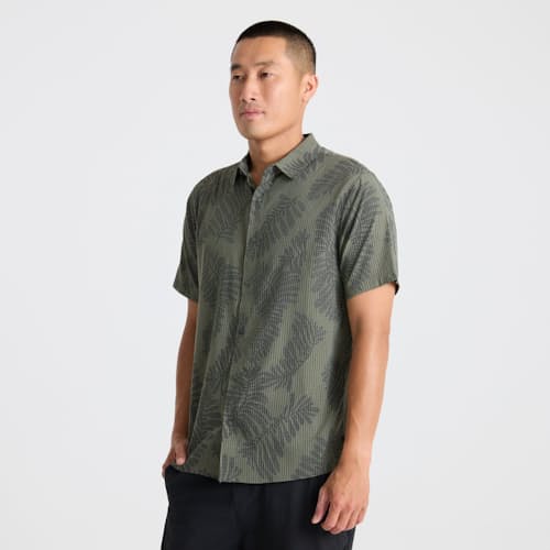 on model image of Bless Up Short Sleeve Shirt