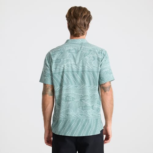 on model image of Bless Up Short Sleeve Shirt