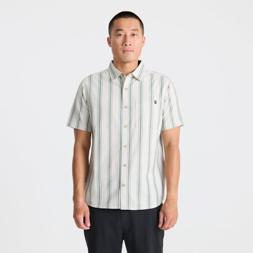 on model image of Journey Short Sleeve Shirt
