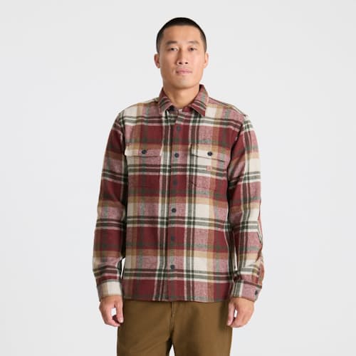 on model image of Nordsman Flannel Shirt