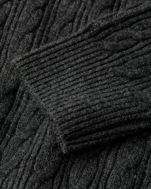 lifestyle image of EasyCash Cable Knit Sweater