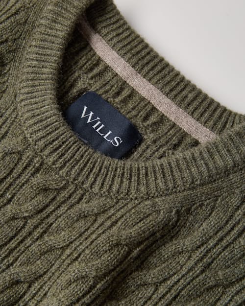 lifestyle image of EasyCash Cable Knit Sweater