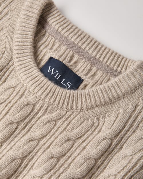 lifestyle image of EasyCash Cable Knit Sweater