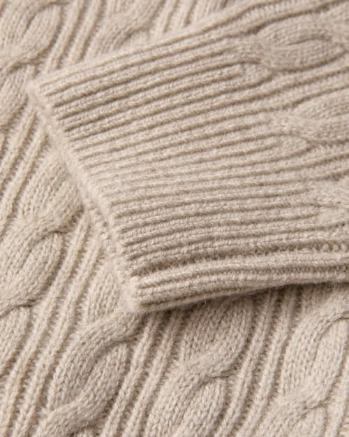 lifestyle image of EasyCash Cable Knit Sweater