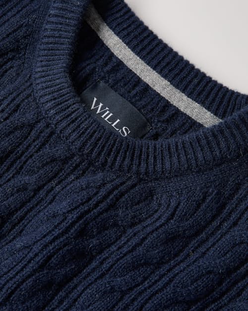 lifestyle image of EasyCash Cable Knit Sweater