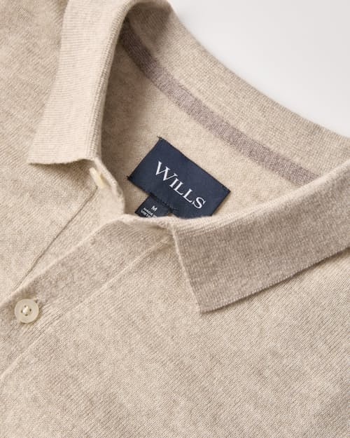 lifestyle image of EasyCash Long Sleeve Polo Cardigan