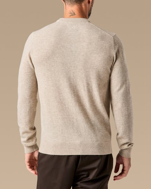 lifestyle image of EasyCash Merino Crewneck Sweater