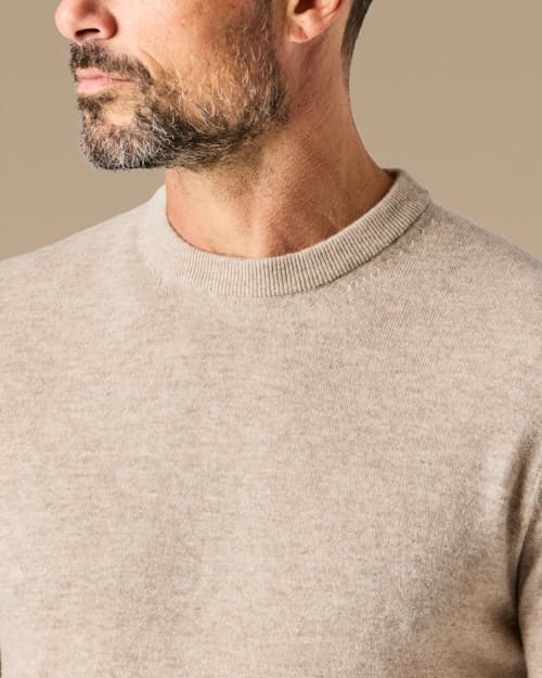 lifestyle image of EasyCash Merino Crewneck Sweater
