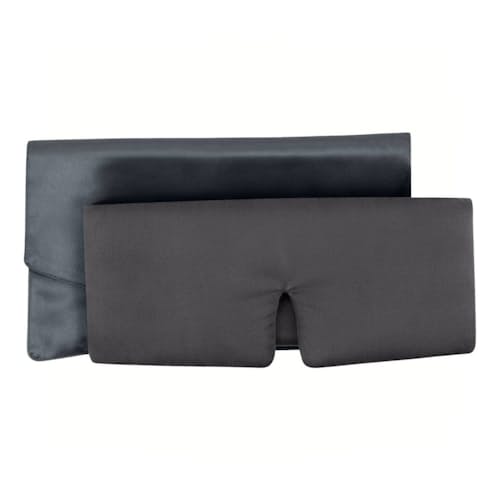 laydown image of Weighted Silk Sleep Stone Mask
