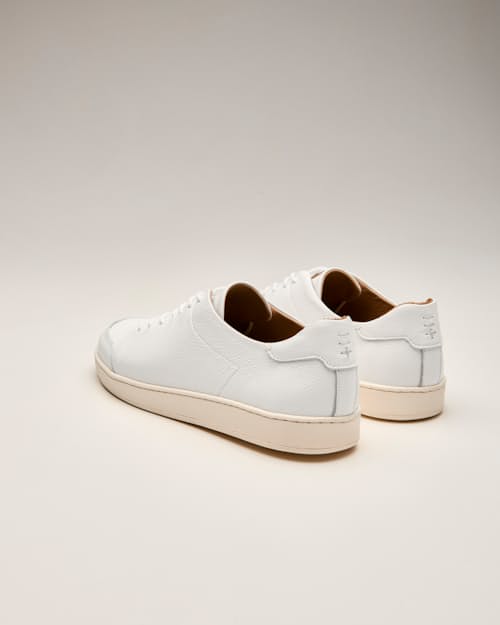 laydown detail image of Pebbled Leather Terra Low Sneaker