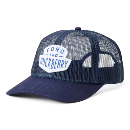 laydown image of Ford x Huckberry Full Mesh Snapback
