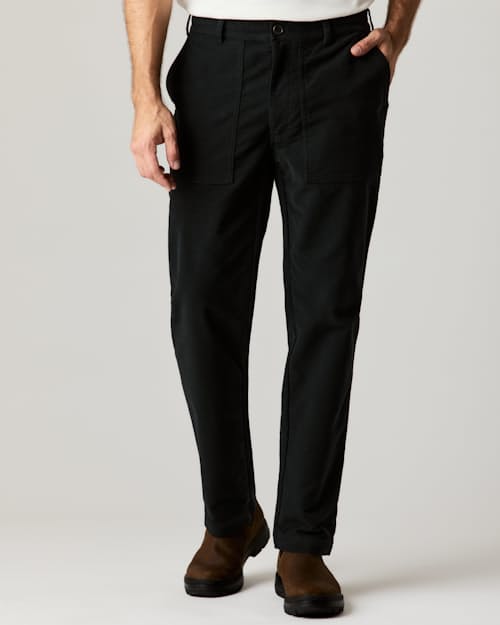 lifestyle image of Italian Moleskin Rockmaster Pant - HB Athletic Straight